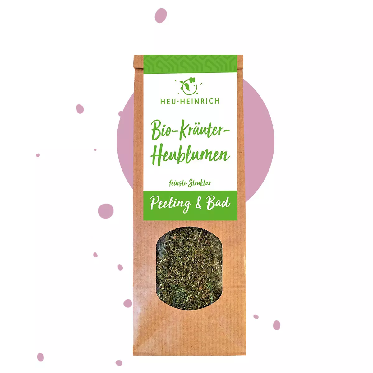 40g Bio-Kräuter-Heublumen für Sitzdampfbäder oder Peeling