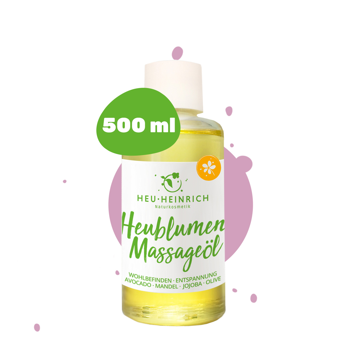 500 ml Heublumen-Massageöl